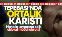 Tepebaşında ortalık karıştı: Mahalle kavgasına polis ekipleri müdahale etti!