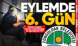 Zonguldak Belediyesi önünde eylem devam ediyor