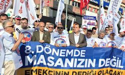 Zonguldak’ta Kamu Emekçilerinden Toplu Sözleşme Eylemi
