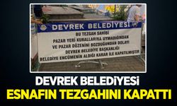 Pazarcı esnafının tezgahı kapatıldı