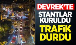 Devrek’te Trafik Çilesi: Stantlar ve Kapanan Köprü Trafiği Felç Etti, Vatandaş İsyan Etti