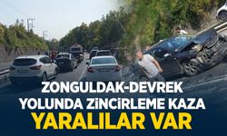 Zonguldak-Devrek Yolunda Zincirleme Kaza: Yaralılar Hastaneye Kaldırıldı