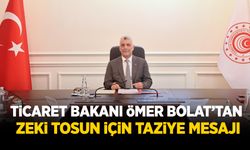 Ömer Bolat’tan Zeki Tosun için taziye mesajı
