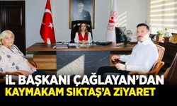İl Başkanı Çağlayan’dan Kaymakam Şıktaş’a Ziyaret