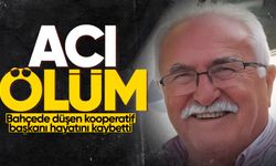 Bahçede düşen kooperatif başkanı vefat etti