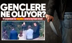 19 yaşındaki kız bıçakla canına kıymak istedi
