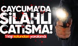 Çaycuma'da silahlı kavga: 1 kişi kolundan vuruldu!
