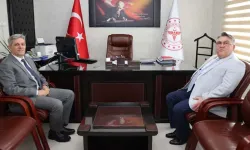 Rektör İsmail Hakkı Özölçer’den İl Sağlık Müdürü Mustafa Özkan Gün’e ziyaret