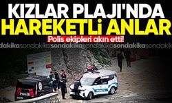 Kızlar Plajı'nda hareketli anlar: Polis ekipleri akın etti!