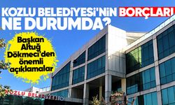 Kozlu Belediyesi'nin borçları ne durumda? Altuğ Dökmeci'den önemli açıklamalar