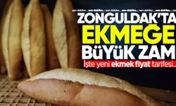 Zonguldak'ta ekmeğe büyük zam!