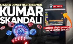 Atatürk Devlet Hastanesi’nde kumar skandalı: Hastane bilgisayarından sanal kumar oynadı!