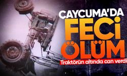 Çaycuma'da feci ölüm: Traktörün altında can verdi!