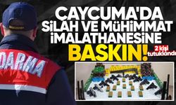 Çaycuma'da silah ve mühimmat imalathanesine baskın: 2 kişi tutuklandı!