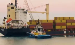 Eren Limanı'nda tarihi gün! İlk konteyner gemisi başarıyla ağırlandı