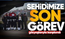 Şehit Astsubay Nuri Özcan, gözyaşlarıyla karşılandı