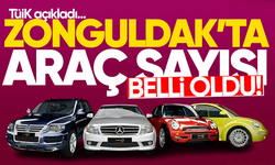 TÜİK açıkladı: Zonguldak’ta trafiğe kayıtlı araç sayısı belli oldu