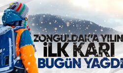 Beklenen oldu: Zonguldak’ta yılın ilk karı yağdı