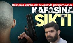 Belindeki silahla eski sevgilisiyle görüşemeyince kafasına ateş etti