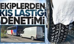 Ekiplerden kış lastiği uygulaması
