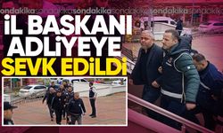 Ofisindeki aramadan sonra gözaltına alınan İl Başkanı Şenol Cin adliyeye sevk edildi!