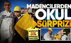Madencilerden okul sürprizi: Evlatlarıyla duygu dolu bir buluşmaya imza attılar!