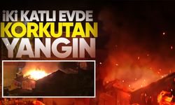 Mithatpaşa’da iki katlı evde yangın çıktı