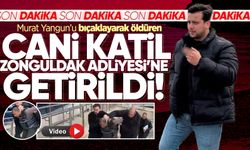 Murat Yangun'u öldüren şahıs Zonguldak Adliyesi'ne getirildi