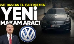 Şirketten Başkan Tahsin Erdem'e son model Volkswagen Passat!