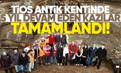 Tios Antik Kentinde 5 yıl devam eden kazılar tamamlandı