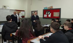 Uygar Keskin, Uzunmehmet Mesleki ve Teknik Anadolu Lisesi’ni ziyaret etti