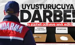 Uyuşturucu operasyonunda 4 şüpheli adliyeye sevk edildi