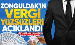 Zonguldak'ın yeni vergi yüzsüzleri açıklandı! İşte vergi borcu ve cezalarını ödemeyenlerin listesi...
