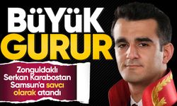 Zonguldaklı Serkan Karabostan Samsun'a savcı olarak atandı