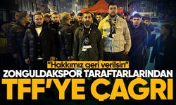Zonguldakspor taraftarlarından TFF’ye çağrı: “Hakkımız geri verilsin”