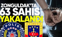 Zonguldak’ta bir haftada 63 aranan şahıs yakalandı