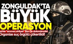 Zonguldak'ta büyük operasyon: Organize suç örgütü çökertildi!