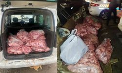 Devrek’te 450 kilo bozulmuş et ele geçirildi