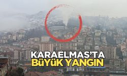 Karaelmas’ta büyük yangın: Kazan dairesi alev alev yandı