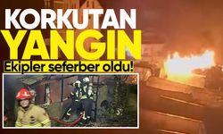 Mahallede korkutan yangın: Ekipler seferber oldu!