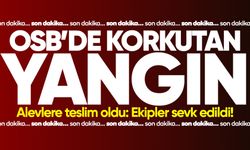 OSB'de korkutan yangın: Ekipler sevk edildi!