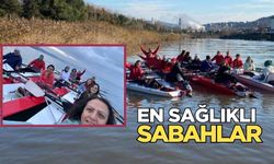 Sabahın sessizliğini kürek sesleri ile süslediler