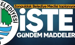 Zonguldak Belediye Meclisi toplanıyor: İşte gündem maddeleri!