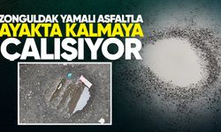 Zonguldak yamalı asfaltla ayakta kalmaya çalışıyor