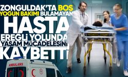 Zonguldak'ta acı ölüm: Sevk edildiği hastaneye giderken hayattan koptu!
