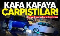 Zonguldak'ta kaza: Kafa kafaya çarpıştılar!