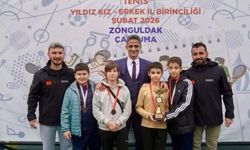 Çaycuma’da Yıldızlar Tenis İl Birinciliği Tamamlandı