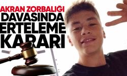 Akran zorbalığı davasında erteleme kararı