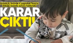 Anaokulu önünde 4 yaşındaki Sarp'ın öld*ğü kazada sürücü hakkında karar çıktı