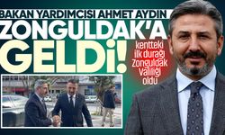 Bakan ardımcısı Ahmet Aydın Zonguldak’a geldi